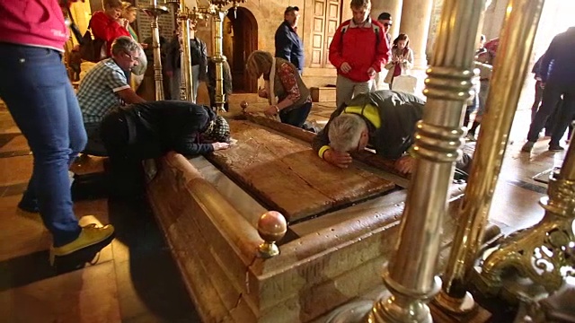 圣墓教堂-耶路撒冷视频素材