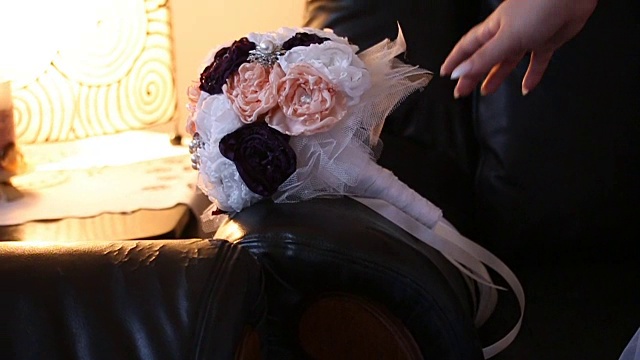 优雅的新娘花视频素材