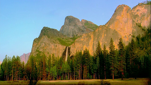 从El Capitan到Bridalveil Falls / Yosemite国家公园，加利福尼亚视频下载