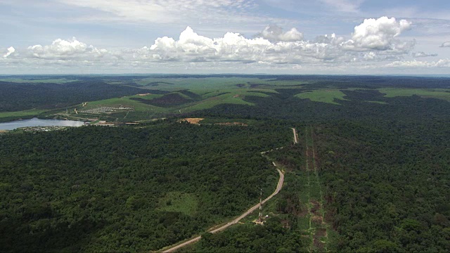 刚果:遥远的因布洛水电站大坝视频素材