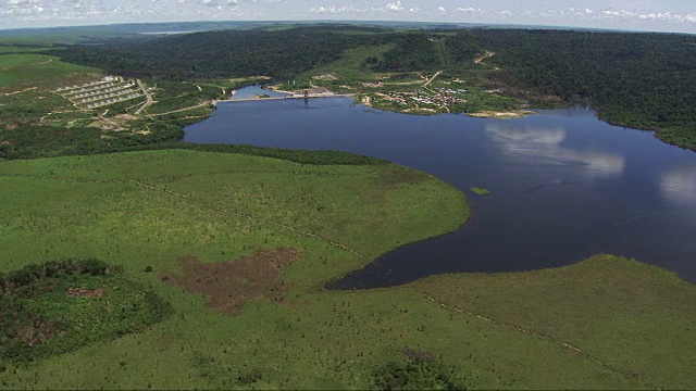 刚果:因布洛水电站大坝视频素材