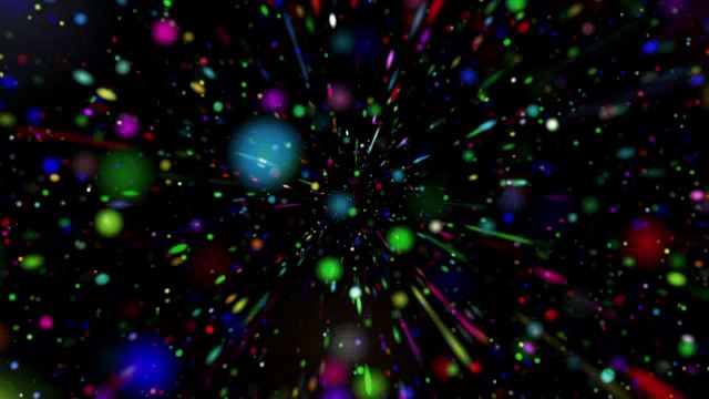 “量子效应，抽象动画”视频素材