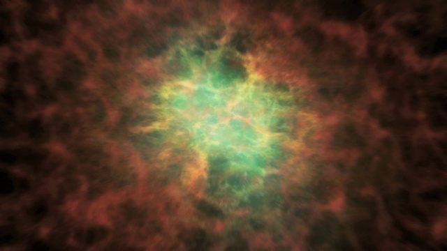 膨胀的超新星遗迹视频素材
