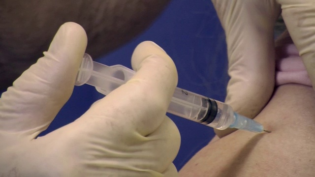 Pneumovax疫苗接种视频素材