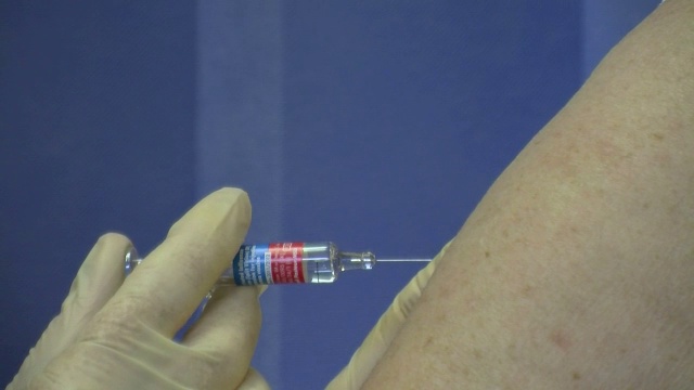 季节性流感疫苗接种视频素材
