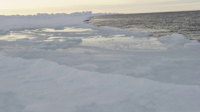 海冰融化视频素材