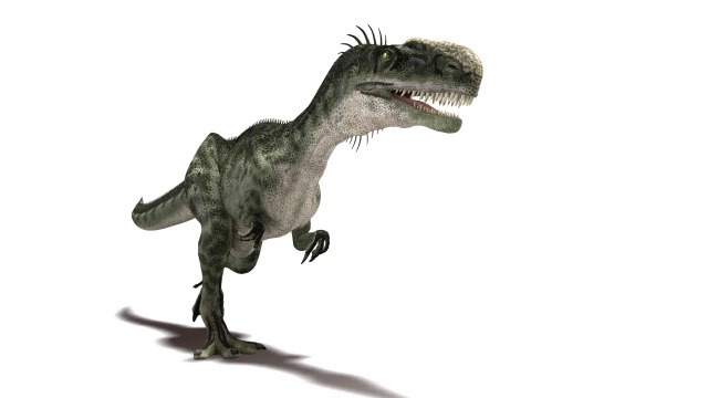Monolophosaurus恐龙行走视频下载