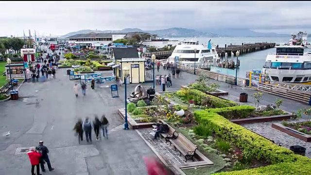 旧金山-渔人码头视频素材