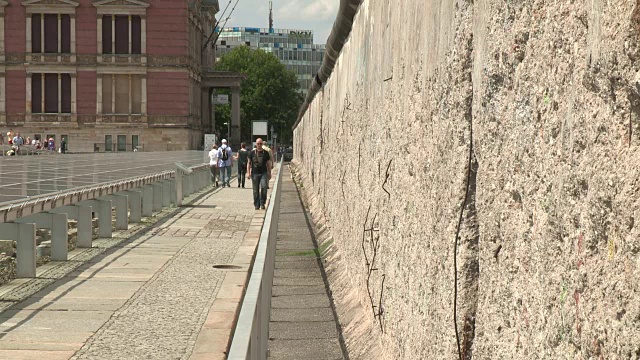 冷战墙，柏林视频素材