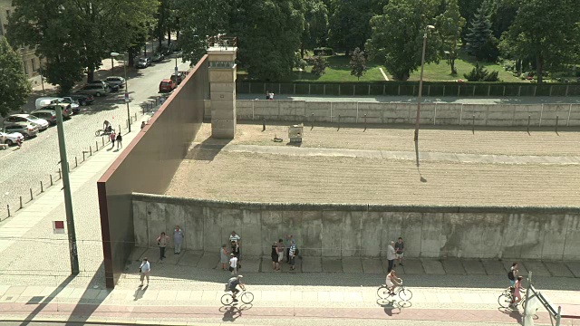 冷战墙，柏林视频素材