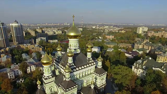 基辅的波克罗夫斯基修道院视频素材