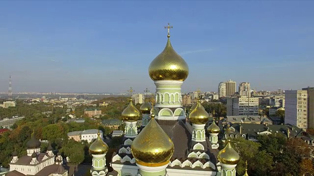 基辅的波克罗夫斯基修道院视频素材
