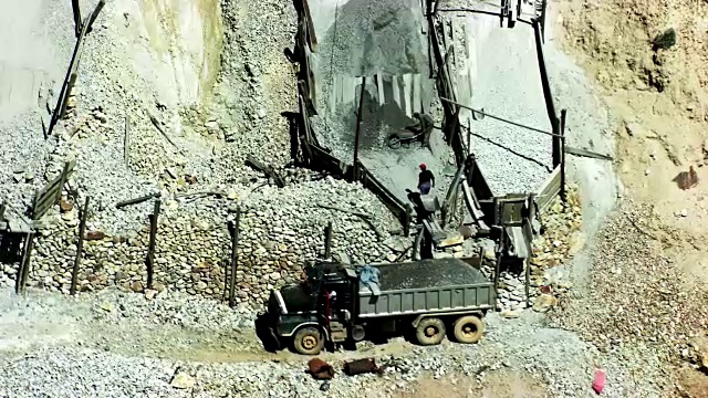 玻利维亚:波托西矿，特写视频素材