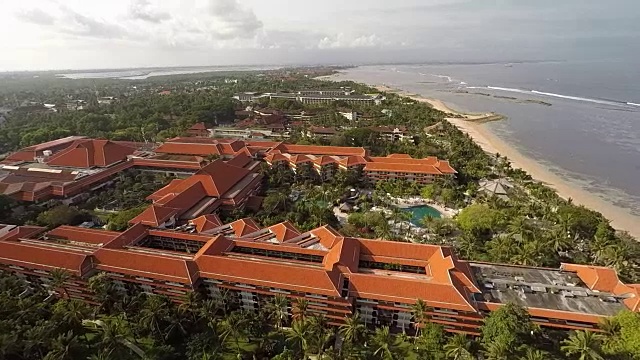 梦想的目的地:努沙杜瓦，巴厘岛，空中视频下载