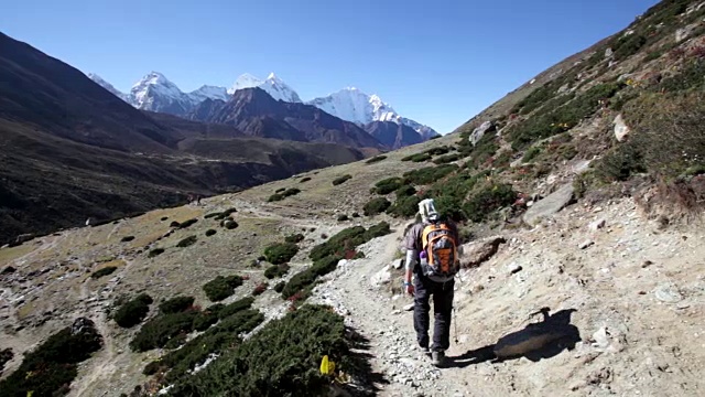 加德满都和珠穆朗玛峰，尼泊尔视频下载