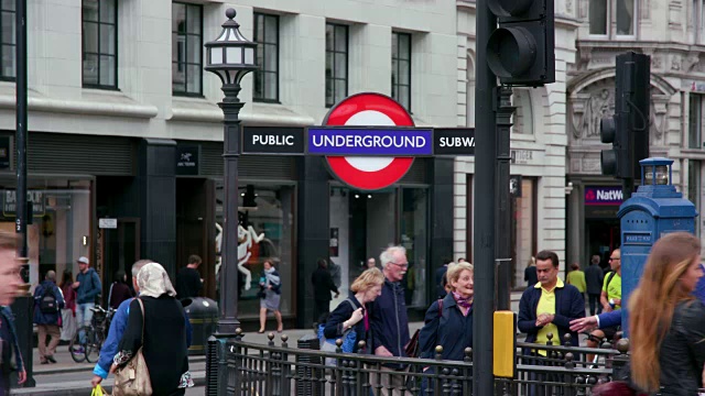 伦敦街景视频素材