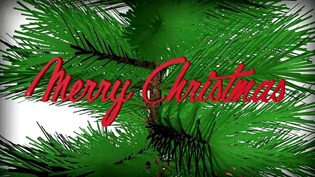 圣诞树4K动画视频下载