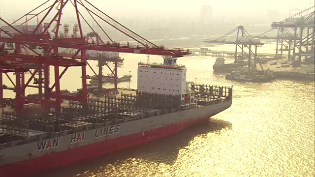 中国,上海:港口视频素材