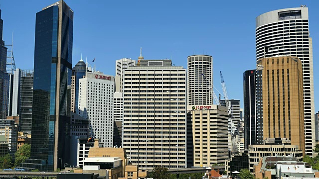 澳大利亚悉尼摩天大楼的天际线视频素材