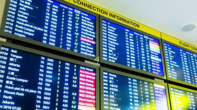 时间间隔:机场到达及离境信息板视频下载
