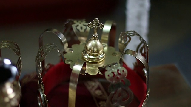 婚礼皇冠视频素材