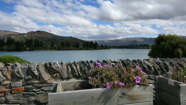 新西兰的花盒子邓斯坦湖视频下载