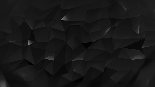 抽象、闪亮的三角形池(黑色)视频素材
