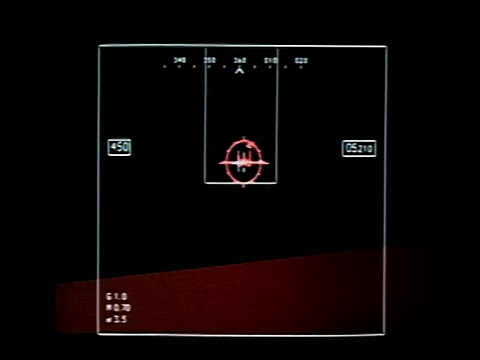 计算机生成图像战斗机飞行员瞄准目标的视角视频下载