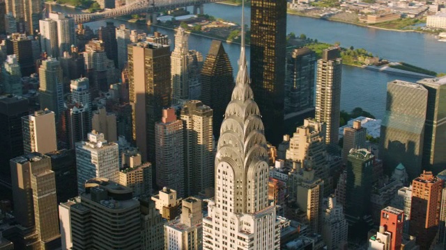 美国纽约市克莱斯勒大厦的WS天线TS视频下载