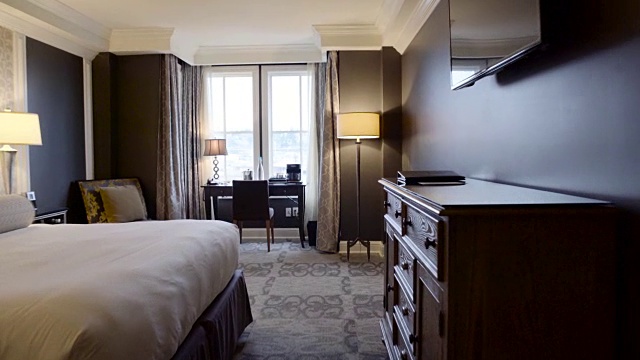 斯坦尼康拍摄的酒店内部视频素材