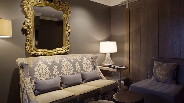 斯坦尼康镜头拍摄的一个优雅的公寓视频素材