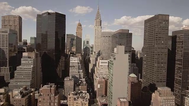 令人惊叹的曼哈顿纽约市鸟瞰图视频下载