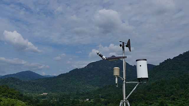 高山气象站。视频素材
