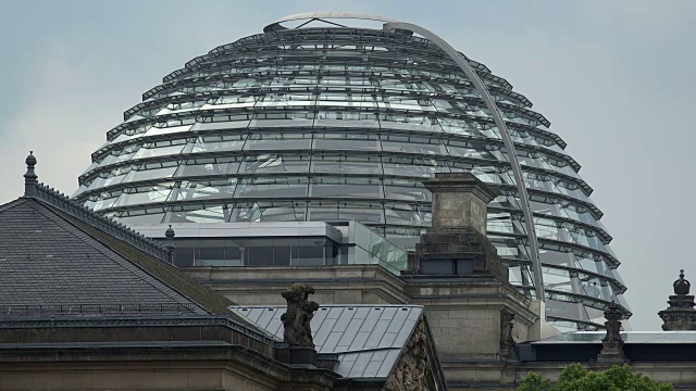 德国柏林国会大厦圆顶视频素材
