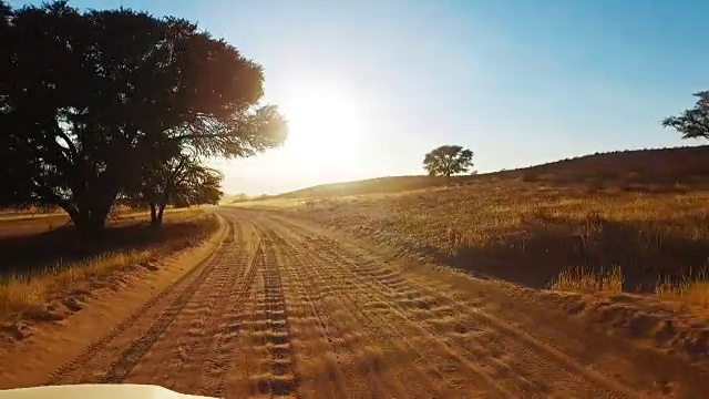 在喀拉哈里沙漠开车视频下载