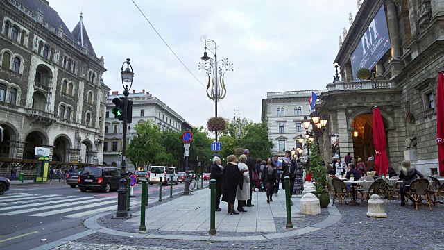 布达佩斯匈牙利国家歌剧院，网址:Andrássy Út视频下载