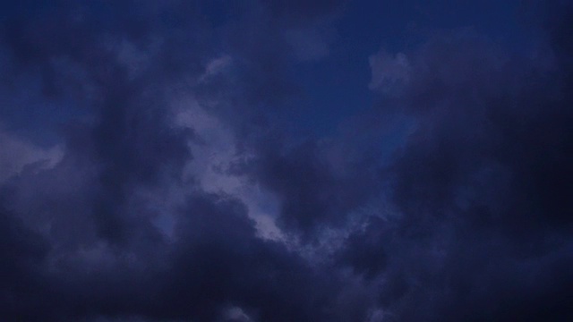 天空中乌云的时间流逝视频视频素材