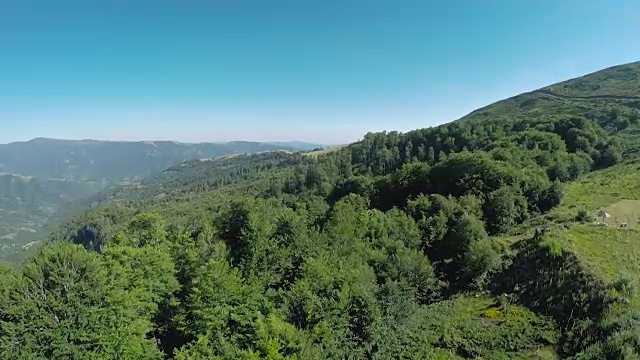 美丽的山峦和大自然视频素材