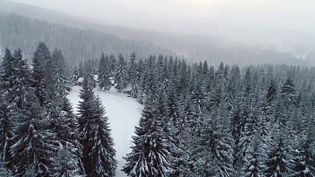 冬天的山视频素材