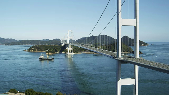 久岛Kaikyo桥视频素材