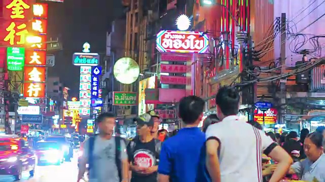 泰国曼谷唐人街视频素材