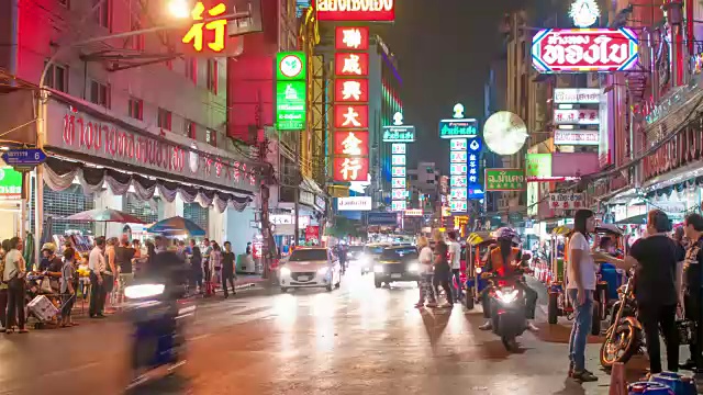 泰国曼谷唐人街视频素材