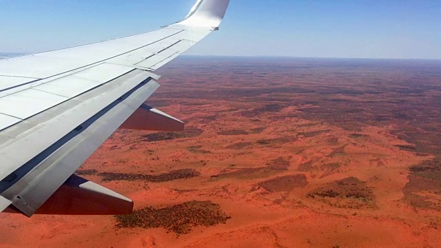 鸟瞰图北领地沙漠澳大利亚视频下载