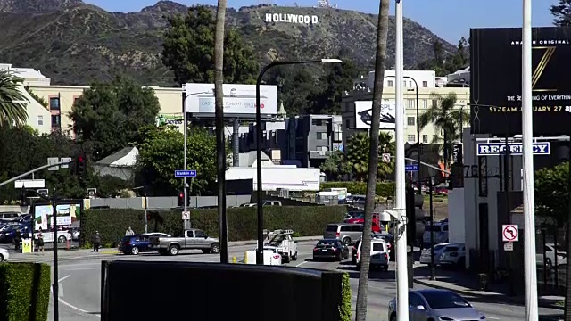 好莱坞标志视频素材