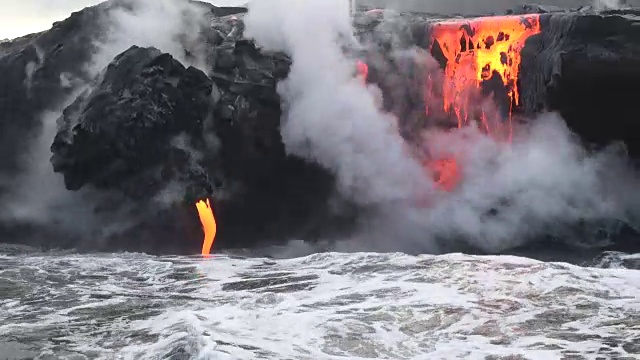 夏威夷的基拉韦厄火山视频下载