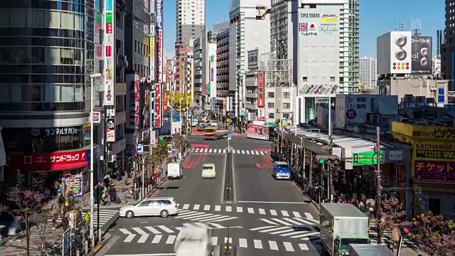 T/L WS TD新宿街道/日本东京视频素材