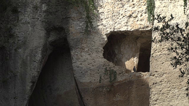 拉托米(洞穴)在锡拉库扎，西西里岛视频素材