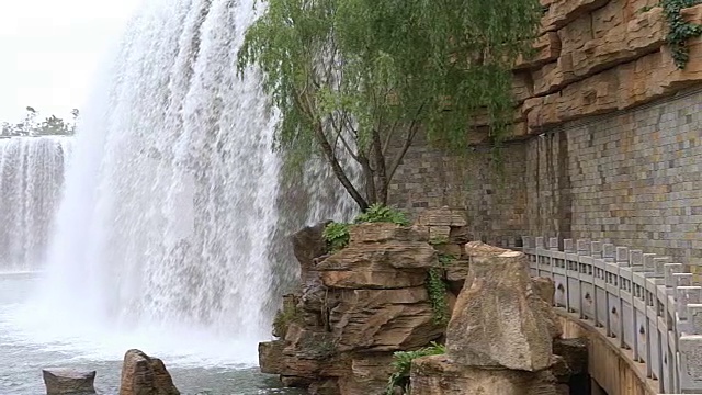 云南瀑布公园及周边新开发视频素材