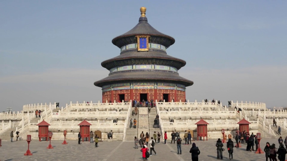天坛建筑群，天坛，祈年殿，北京，中华人民共和国，亚洲视频下载