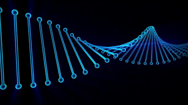华氏DNA分子视频素材